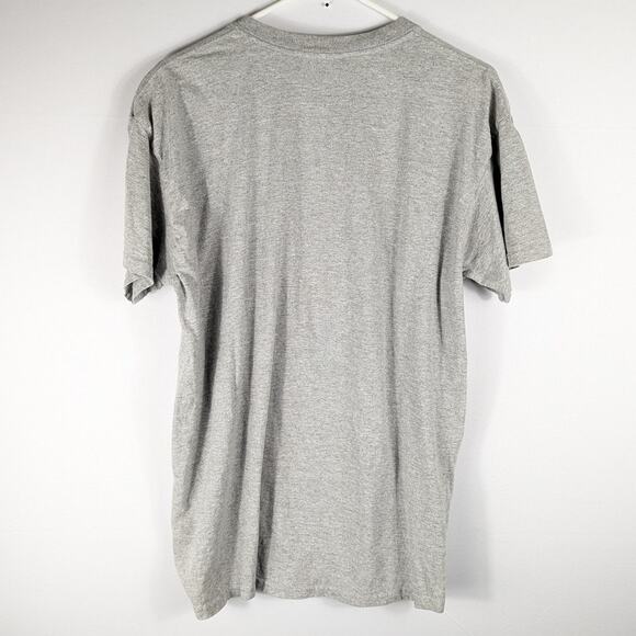 I Do What I Want Cat Shirt Mens Large Graphic Tee Funny Humor DOM Gray Cotton - Picture 4 of 4